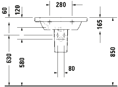 DuraStyle Умывальник 8