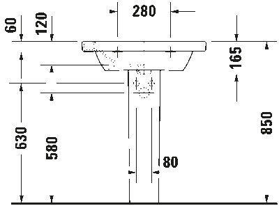 DuraStyle Умывальник 9