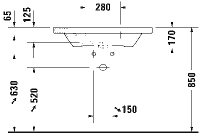 DuraStyle Умывальник 7