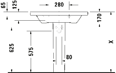 DuraStyle Умывальник 9