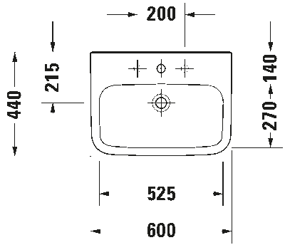 DuraStyle Умывальник медицинский Med 9