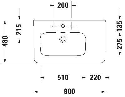 DuraStyle Умывальник 8