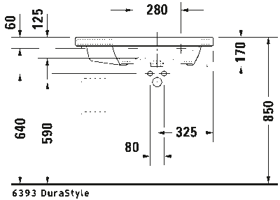 DuraStyle Умывальник 10