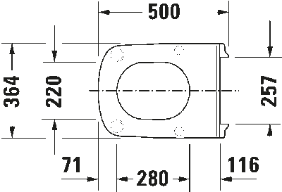 DuraStyle Сиденье для унитаза Vital удлиненное исполнение 5