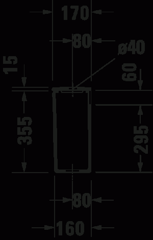 DuraStyle Бачок с механизмом двойного смыва 5