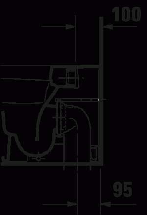 DuraStyle Унитаз напольный 5