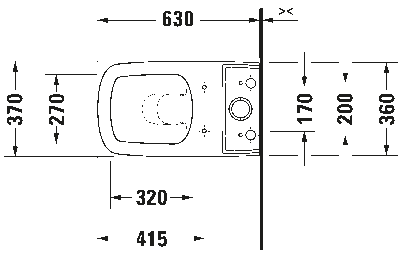 DuraStyle Унитаз комбинированный (не вкл. бачок) 12