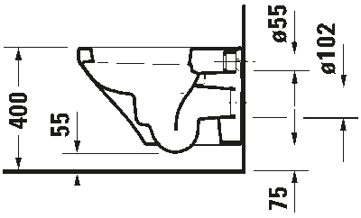 DuraStyle Унитаз подвесной 4