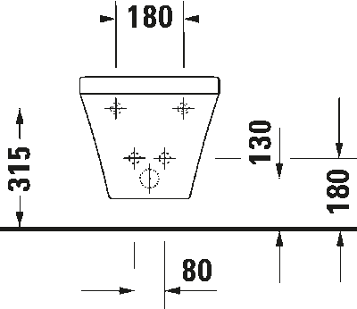 DuraStyle Биде подвесное с переливом 6