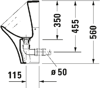 Писсуар безводный DuraStyle Dry 11