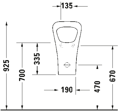 Писсуар безводный DuraStyle Dry 12