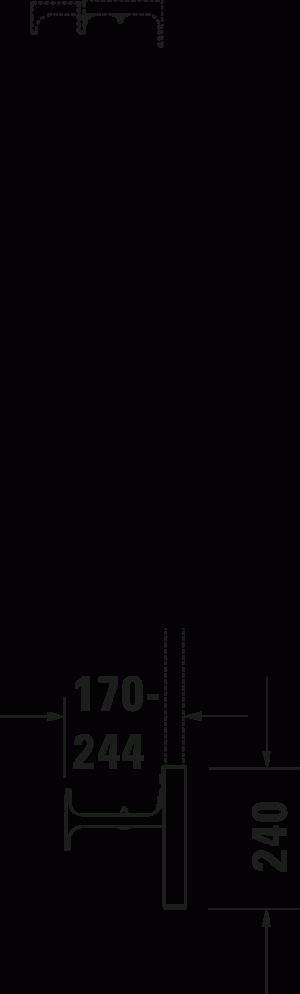 DuraSystem Installationselem. Комплект удлинения 240 мм 4