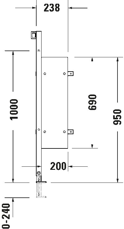 DuraSystem Installationselem. Расширительный элемент 5
