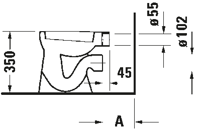 Duraplus Унитаз напольный Bambi для независимого подключения воды 4
