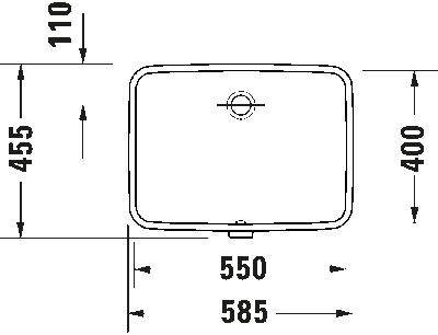 Duravit №1 Встраиваемая раковина 4