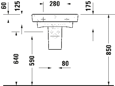 Duravit №1 Умывальник 4