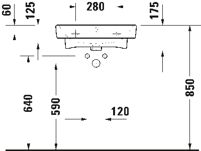 Duravit №1 Умывальник 6