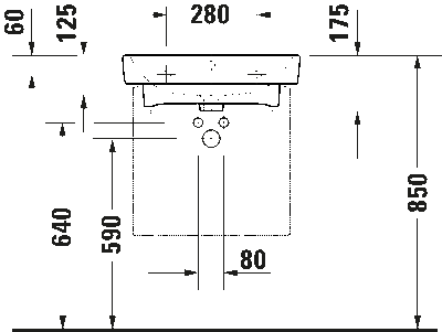 Duravit №1 Умывальник 8