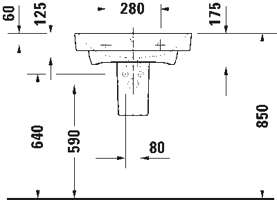 Duravit №1 Умывальник 8