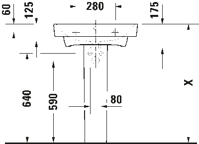 Duravit №1 Умывальник 9