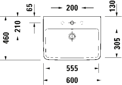 Duravit №1 Умывальник 11