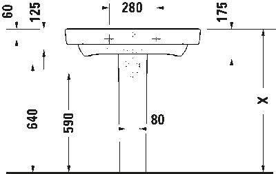 Duravit №1 Умывальник 17