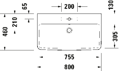 Duravit №1 Умывальник 19