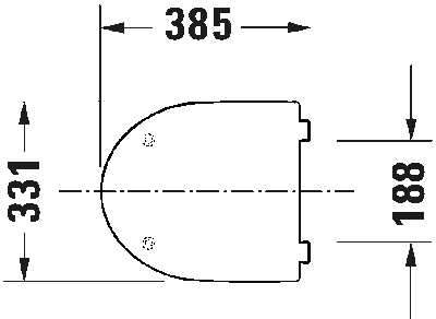 Duravit №1 Сиденье для унитаза петли: нерж. Сталь Детский 4