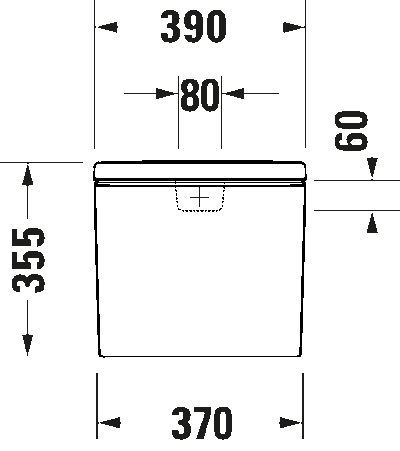 Duravit №1 Бачок с механизмом двойного смыва 4