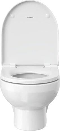 Duravit №1 Унитаз подвесной Duravit Rimless без смывного края с вертикальным смыво © 4 3