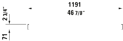 Vero Полотенцедержатель труба с квадратным сечением 9