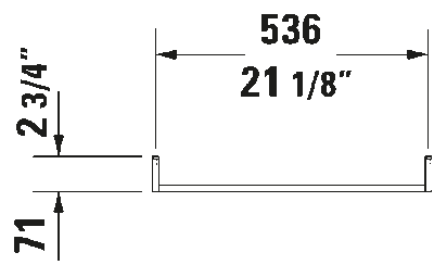 DuraSquare/Vero Air Полотенцедержатель 10