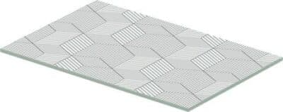 DuraSquare Стеклянные полочки безопасное стекло 1