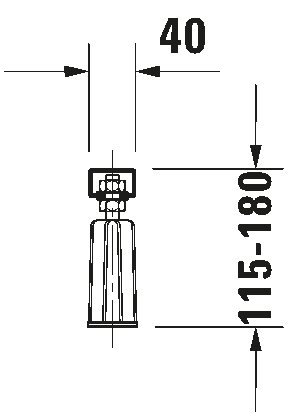 Ножки для ванн и душевых поддонов D-Code 4
