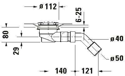 Выпуск для душевого поддон для душевых поддонов D-Code 4