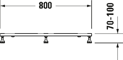 Ножки для душевых поддонов Tempano 7