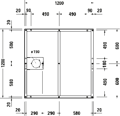 Ножки для душевых поддонов Tempano 4