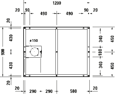 Ножки для душевых поддонов Tempano 4