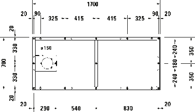 Ножки для душевых поддонов Tempano 4