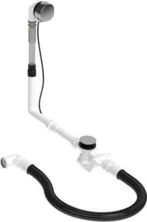 Комплект слива-перелива квадратно-овальный (необходим отсоединитель трубы или кран с защитой от обратного потока согласн 1