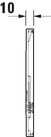 DuraSystem Installationselem. Кнопка включения Beta 100 6