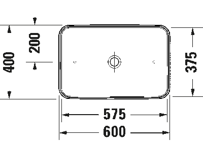 D-Neo Раковина без перелива 6