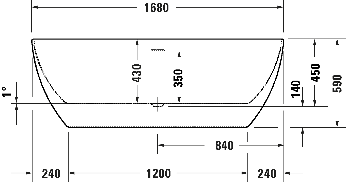 DuraKanto Ванна овальная 7