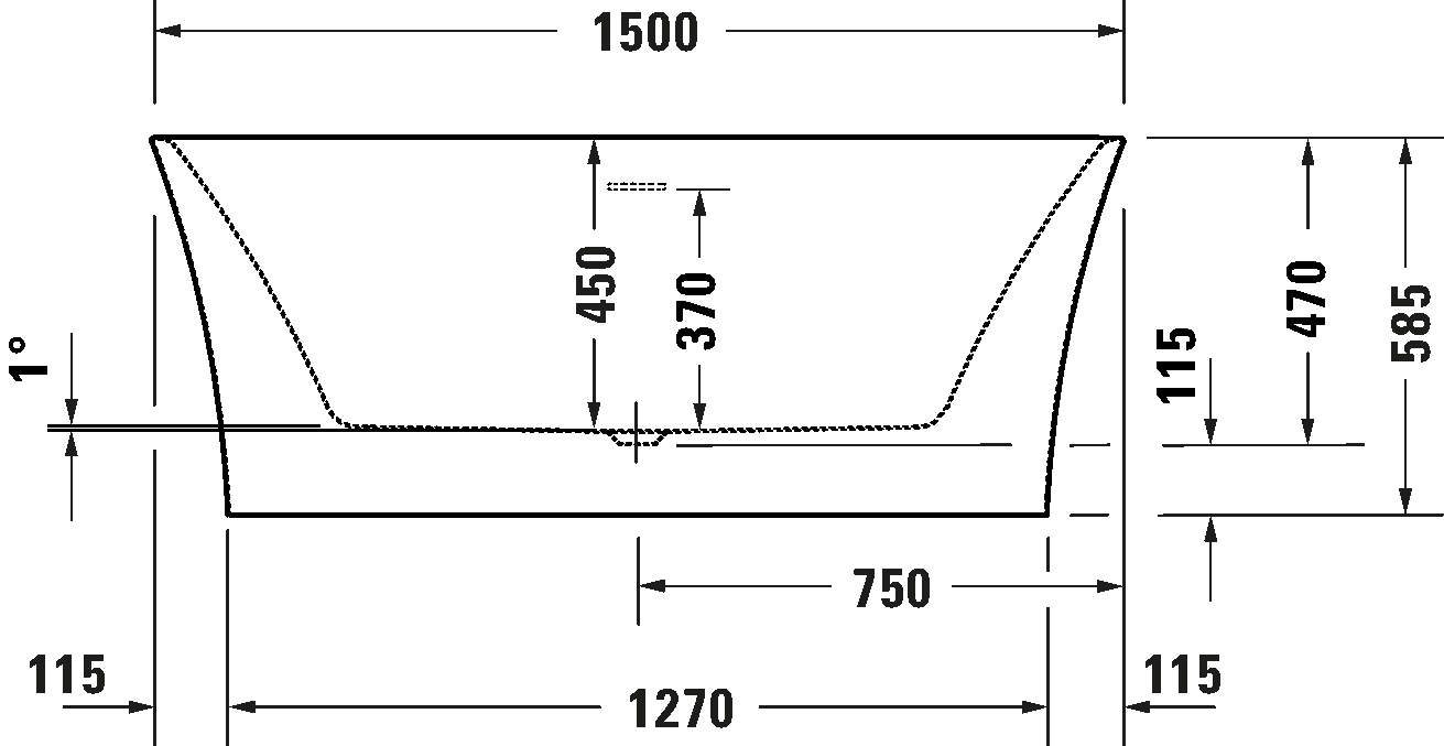 DuraSenja Ванна овальная 5