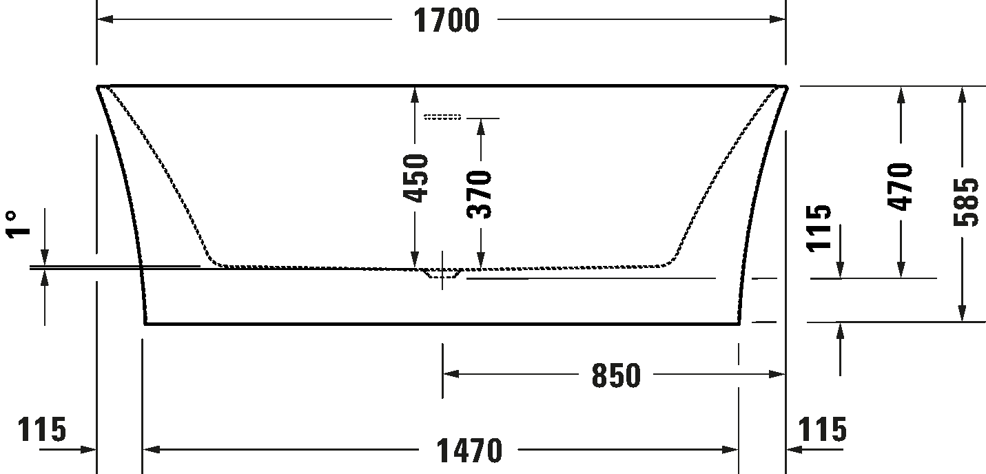 DuraSenja Ванна овальная 5