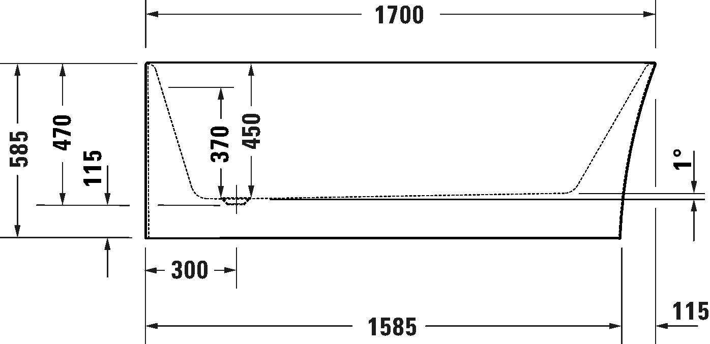 DuraSenja Ванна овальная 3