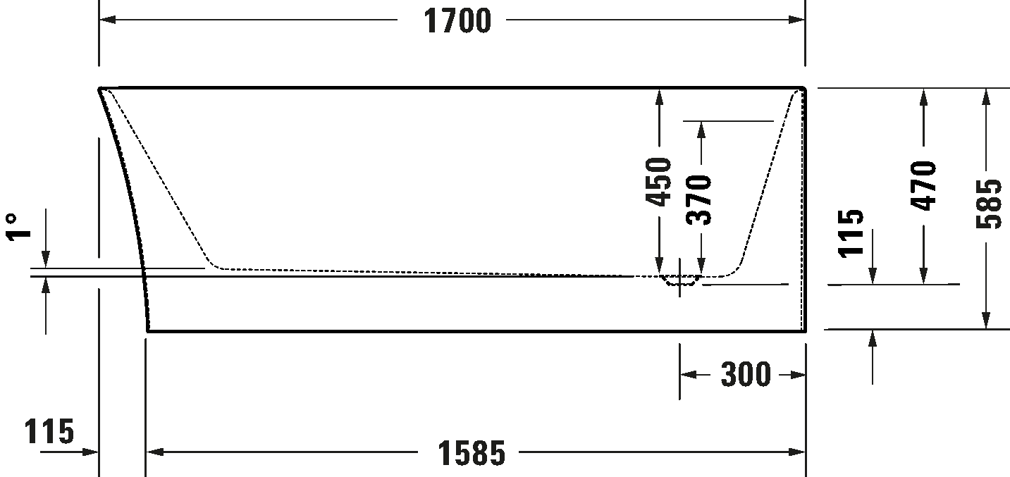 DuraSenja Ванна овальная 5
