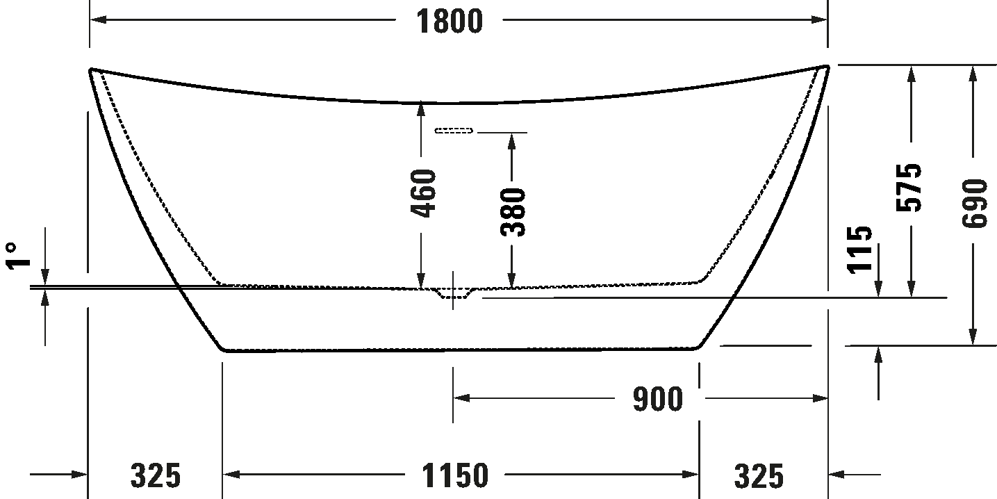 DuraVato Ванна овальная 5