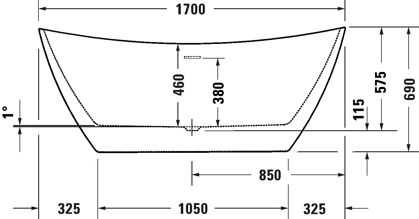 DuraVato Ванна овальная 5