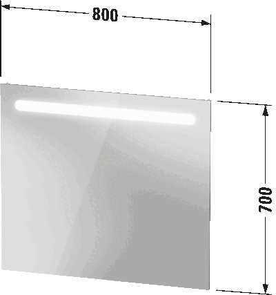 Duravit No.1 Зеркало 11